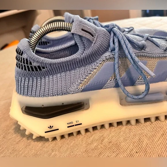 ADIDAS NMD S1 M8 W9.5 EU40 in Blue Fusion Worn 1x Excellent Condition ADIDAS NMD S1 M8 W9.5 EU40 in Blue Fusion Worn 1x Excellent  main image 2